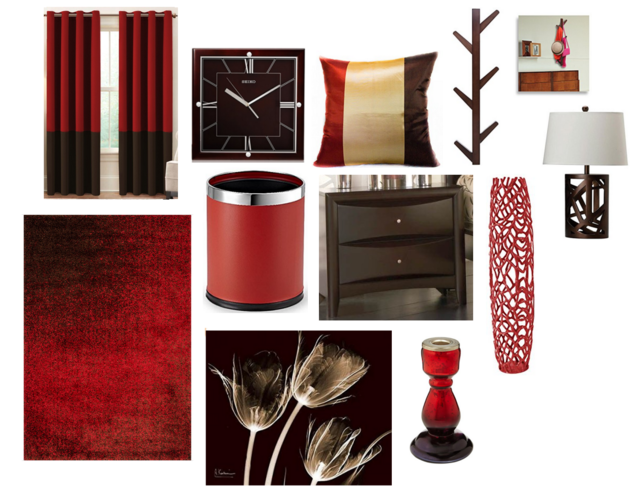 Red & Brown Decor Accessories and Furniture